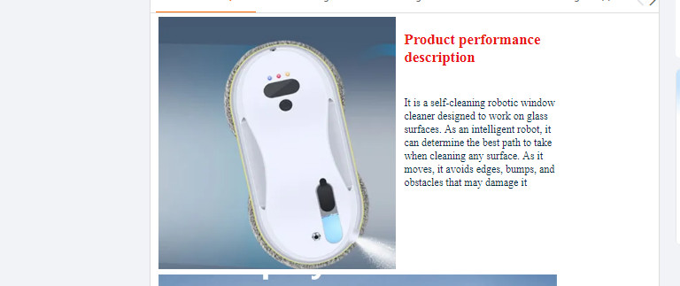 Smart Robot Window Cleaner 2.5min/Sqm For Door Floor Table