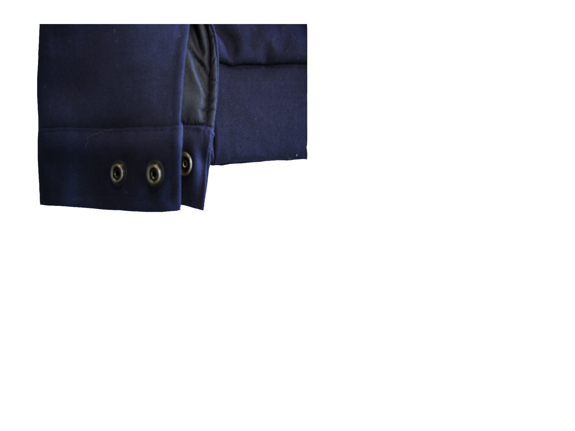 CVC 55/45 245G Quilted Workwear Navy Work Jacket With Three Flap Pockets