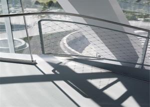 Wholesale Balustrade Infill Stainless Steel Wire Rope Mesh SUS304 SS316 Anti Corrosion from china suppliers