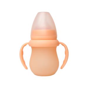 Wholesale Soft Nipple 260ml Silicone Baby Milk Bottle Anti Choking Anti Flatulence from china suppliers