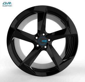 Wholesale 20in One Piece Forged Wheels ODM Matt Black Alloy Wheel from china suppliers