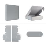 Paper Cardboard Corrugated Folding Gift Box Clothes Dessert Cosmetic Fruit Gift