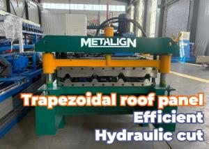 Wholesale 1250 Trapezoidal Sheet Roll Forming Machine 5.5 Kw 4 Ribs / Water Proof Groove from china suppliers