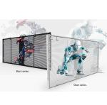 HD LED Curtain Display Glass Media Wall Flexible Led Curtain Display Customized