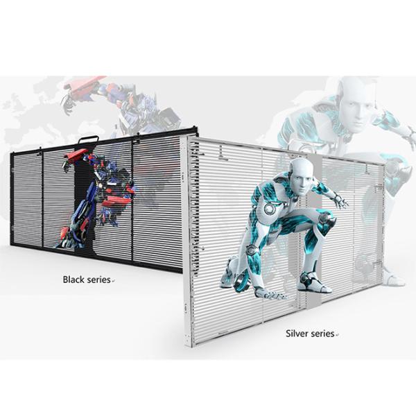 HD LED Curtain Display Glass Media Wall Flexible Led Curtain Display Customized