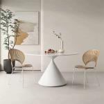 Quartz Stone Tabletop Luxury Wood Dining Table Set OEM ODM