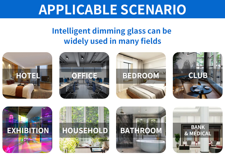 Smart PDLC Film Electric Light Control Technology Switchable Privacy Glass