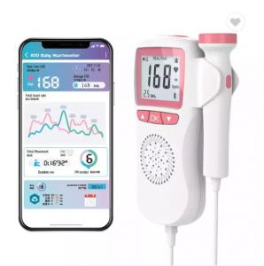 Wholesale Pocket Doppler Fetal Portable Baby Heart Rate Monitor Ultrasonic Fetal Doppler from china suppliers