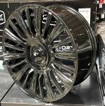 Hyper Black Escalade Platinum Replica Wheels Rims Fits 22" All Season Tires