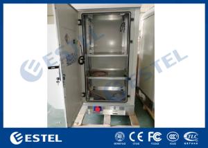 Wholesale Floor Standing Outdoor Telecom Cabinet Galvanized Sheet One Front Door With Oil Socket from china suppliers