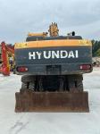 Hyundai 210W-9T Used Wheel Excavator 22T With Cummins Engine 140kW