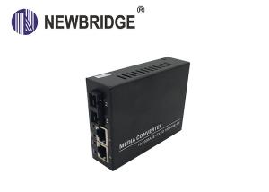 Wholesale 10/100M optic Media Converter Dual Fiber Single mode with 2 RJ45 ports IP switch from china suppliers
