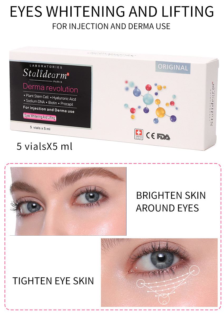 Skin Whitening Serum Injection For Eye Whitening And Lifting Essence Set 5pcs/Set safe effect