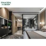 Grey Color Matt Finish Modern Bedroom Furniture Sets