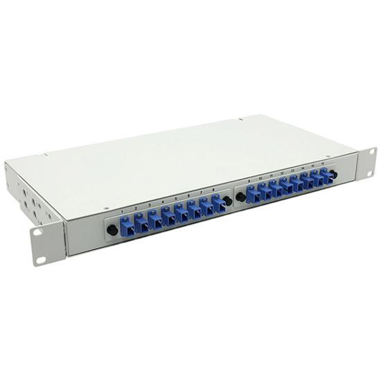 Fiber Optic Splitter 1×16 Rack Mounted ODF Type Single Mode PLC Fiber Optic