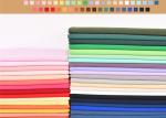 Jersey single side 21s knitted 100% combed cotton fabric sport shirt wholesale