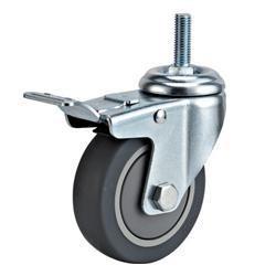 Wholesale 04-Medium duty caster Screw swivel locking TPR caster from china suppliers
