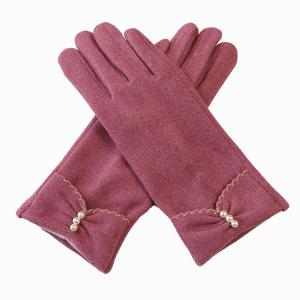 Wholesale Ladies Warm Windproof Gloves Elegant Peral Mittens Female Fashion Women from china suppliers