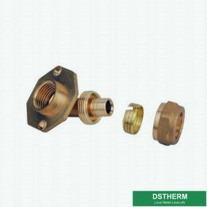 Wholesale L22MM PEX Brass Fittings PN25 105 Degrees PEX Brass Elbow from china suppliers