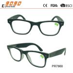 New style fashion competitive price plastic reading glasses, spring hinge