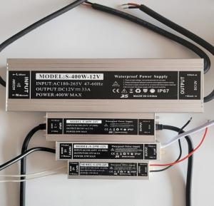 Wholesale Outdoor 12V 24V LED Power Supply 60W - 500W IP67 Waterproof LED Driver For LED Strip Light from china suppliers