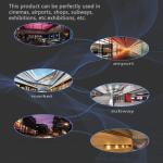 Custom 65cm indoor outdoor high resolution 1080p wifi control advertising