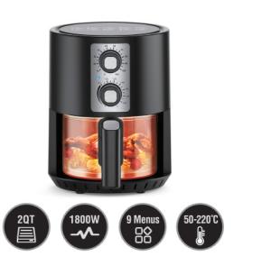 Wholesale 110-240V Digital Deep Electric Air Fryers Machine 1800W from china suppliers