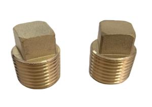 Wholesale 1/2&quot; NPT Male Brass Tube Fitting Square Head Plug Solid from china suppliers
