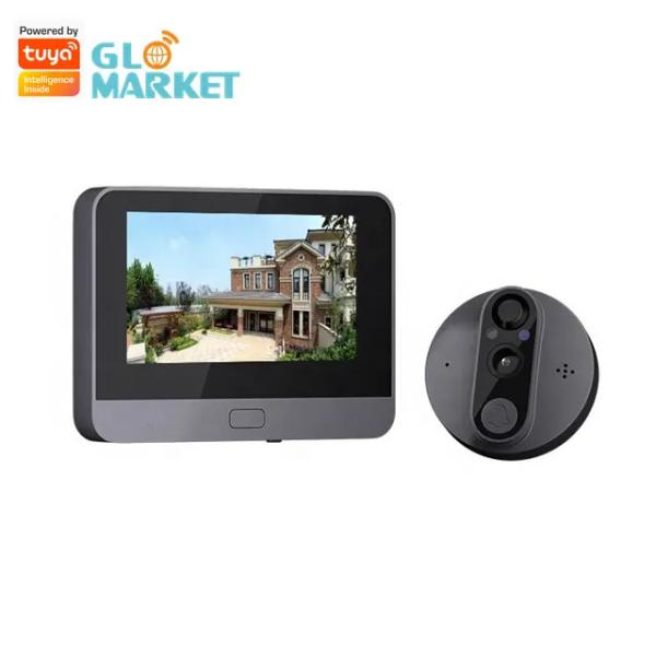 Tuya Smart Digital Door Viewer Camera 4.3inch Screen Motion Sensor Doorbell