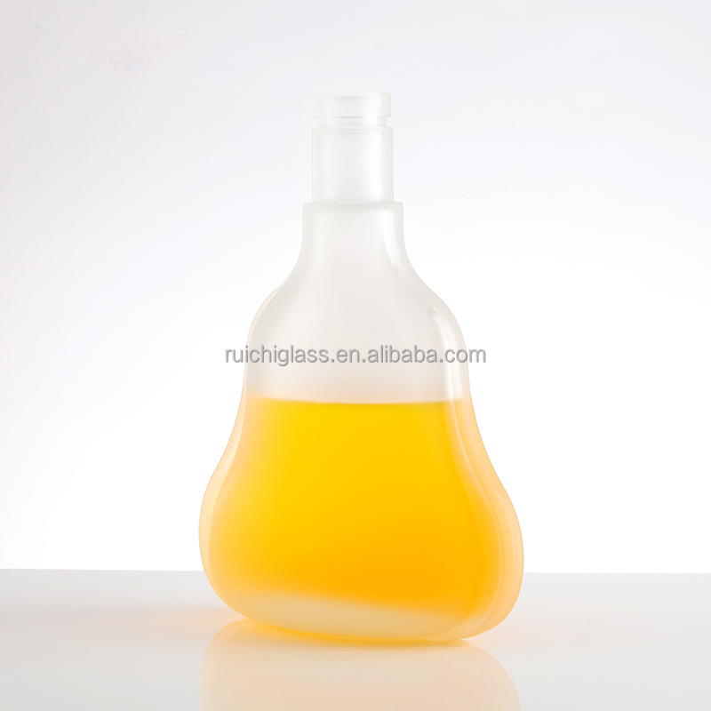 Gourd Frosted Spirits 375ml 500ml 750ml 1000ml Vodka Bottles for Tequila Bottles