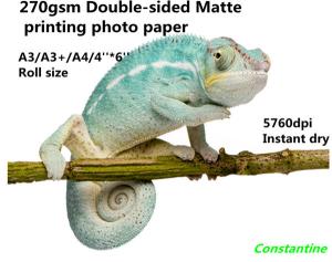 Wholesale 270gsm double-sided Matte inkjet photo paper from china suppliers
