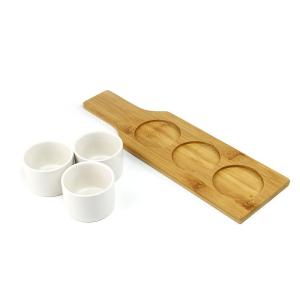 Wholesale Creative Anti Skid Bamboo Tea Coaster Heat Insulation from china suppliers