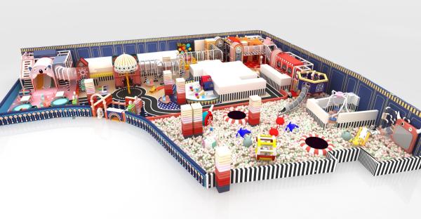 Sweet Spot Indoor Playhouse Equipment PVC Commercial Indoor Playhouse Playground