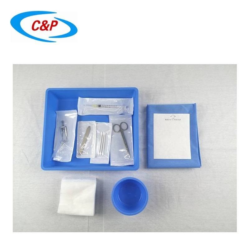 Nonwoven Eye Drape Sheet Sticky Surgical Drape Pack In Individual Pouch