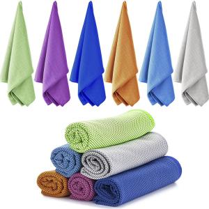 Wholesale 30*90CM Instant Cooling Travel Microfiber Yoga Towel Blue Green Black from china suppliers