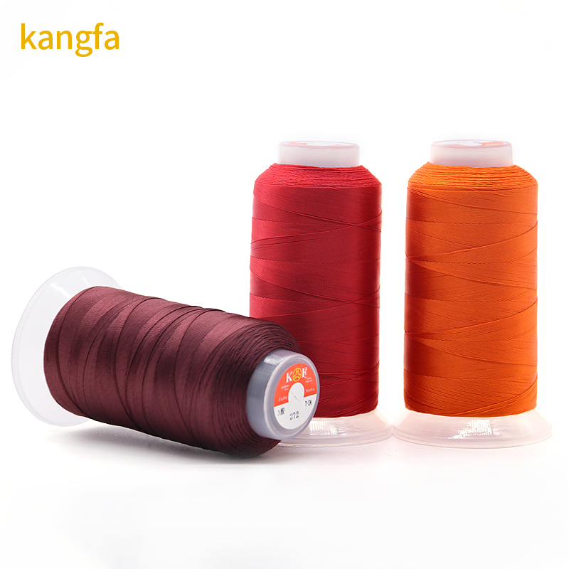 Kangfa 1mm Twisted Nylon Thread Polyester Sewing Thread for Upholstery Pattern Dyed