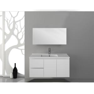 Wholesale Hotel PVC Bathroom Cabinet , Modern Style Waterproof Wall Mounted Vanity from china suppliers
