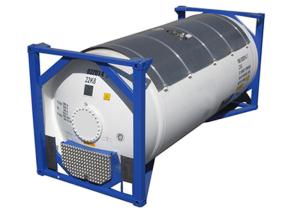 Wholesale ASME ISO T50 Tank Container 20 Feet LNG Cryogenic Tank 24.5m3 from china suppliers