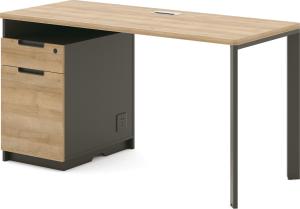 Wholesale 1.2M / 1.4M Wooden Melamine Office Furniture Computer Table SGS Home Office Desks from china suppliers