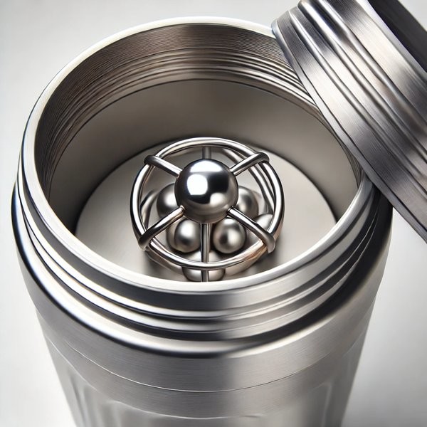 500/750ML Easy To Carry Silver Custom Stainless Steel Protein Shaker Bottle Stainless Steel Gym Shaker With Mixing Ball BPA Free Wide Mouth