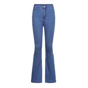 Wholesale Factory customized European Skinny Wide Leg Micro Flared woman Jeans from china suppliers