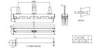 Slide potentiometer, Audio potentiometer, carbon potentiometer, 45mm/60mm travel