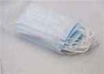 Hypoallergenic 3 Ply Face Mask High Breathability Fiberglass Free Latex Free