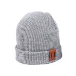 Merino Wool Blend Rib Knit Pleated Beanies And Caps Itch Free With Private Label