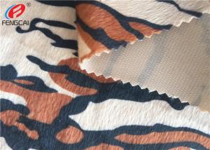 Wholesale 100% Polyester Velvet Fabric For Garment , Animal Printing Velboa For Home Textile from china suppliers