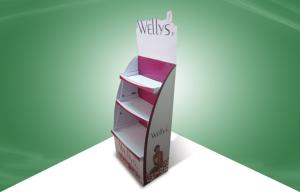 Wholesale Adjustable 3 - Shelf POS Cardboard Displays for Beauty Care Products from china suppliers
