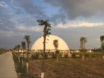 Trade Show Geodesic dome tent marquee with steel / aluminum frame