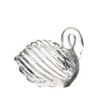 OEM Swan Vintage Glass Candle Holder For Wedding LFGB Certified