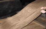 Sliced Cut Oak Dyed Wood Veneer For Furniture , Eliminating Stain