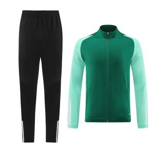 Wholesale Green Football Training Tracksuit AJ07 Jacket Set from china suppliers